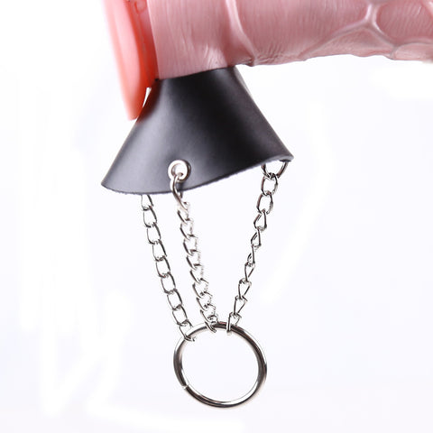 Temptations Direct Leather Parachute Ball Stretcher - Ball and Cock Toys