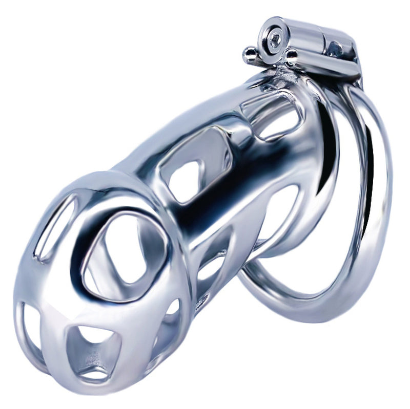 BDStyle Cobra Metal Chastity Cage Device - Male Chastity