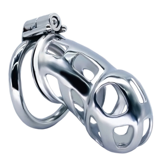 BDStyle Cobra Metal Chastity Cage Device - Male Chastity