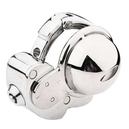 BDStyle CB Mens Chastity Lock Cock Cage With Adjustable Ring - Male Chastity