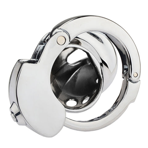 BDStyle CB Mens Chastity Lock Cock Cage With Adjustable Ring - Male Chastity