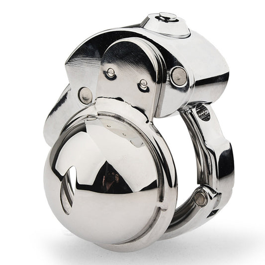 BDStyle CB Mens Chastity Lock Cock Cage With Adjustable Ring - Male Chastity
