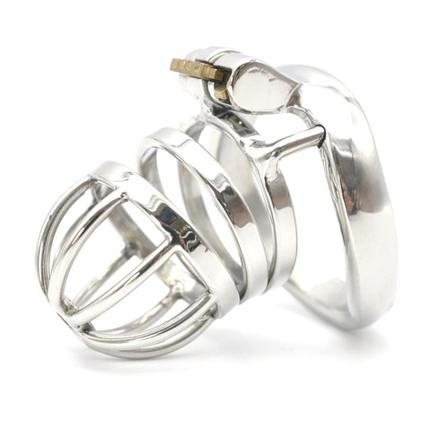 BDStyle New Bent Ring Male Chastity Cock Cage - Male Chastity