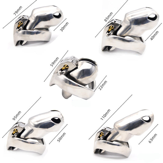 BDStyle Stainless Male Metal Chastity Cock Cage HTV3 XL - Male Chastity