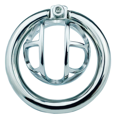 BDStyle Hex Screw Steel Mens Cock Cage - Male Chastity