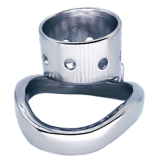 BDStyle Bent Ring Cylindrical Short Male Chastity Lock Male Chastity