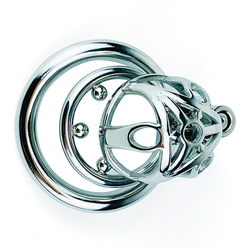 BDStyle Hex Screw Male Chastity Lock Cage With Anti-drop Ring Male Chastity