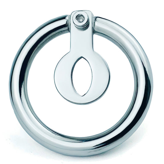 BDStyle Hex Screw Pad Mens Cock Cage With Catheter Hole - Male Chastity