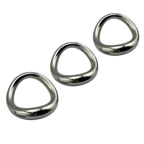 BDStyle Stainless Steel Magnetic Curved Cock Ring - Steel Cock Rings