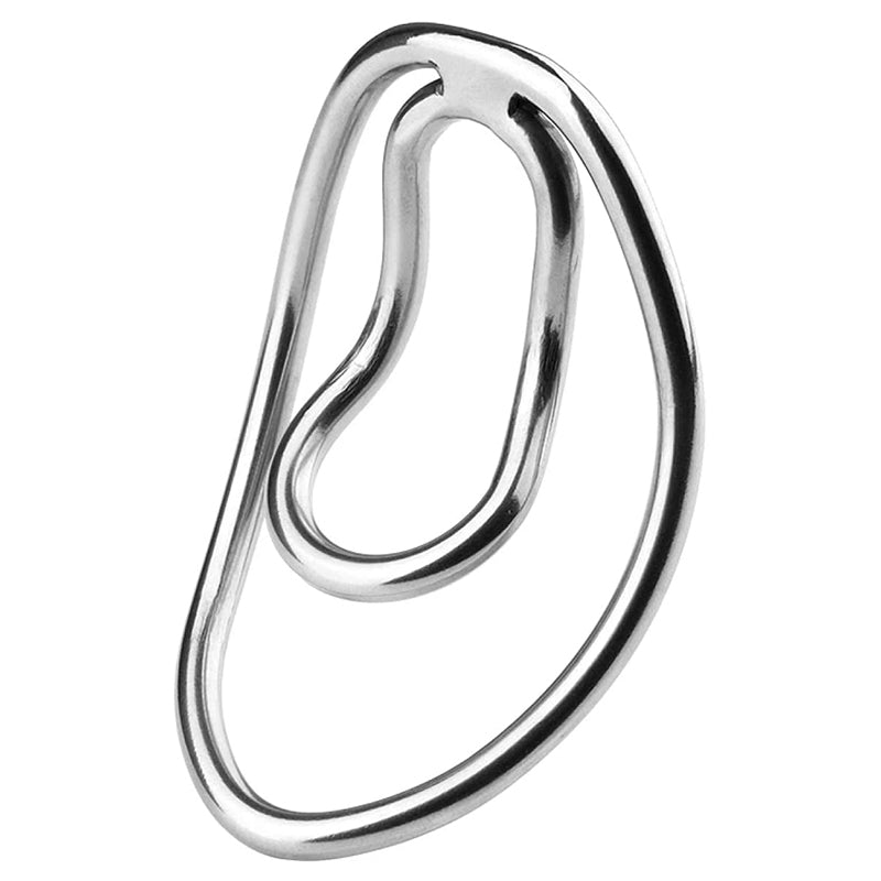 BDStyle Sexy Metal Camel Toe Clip Cock Ring Steel Cock Rings