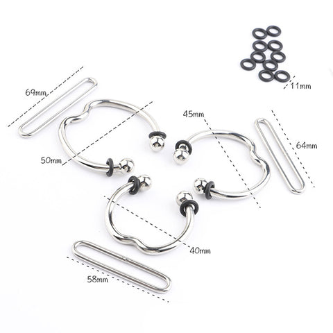BDStyle Ultimate Male Enhancer Metal Cock Ring - Steel Cock Rings