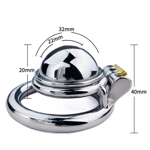 BDStyle Male Chastity Device Penis Cage With Flat Ring - Male Chastity