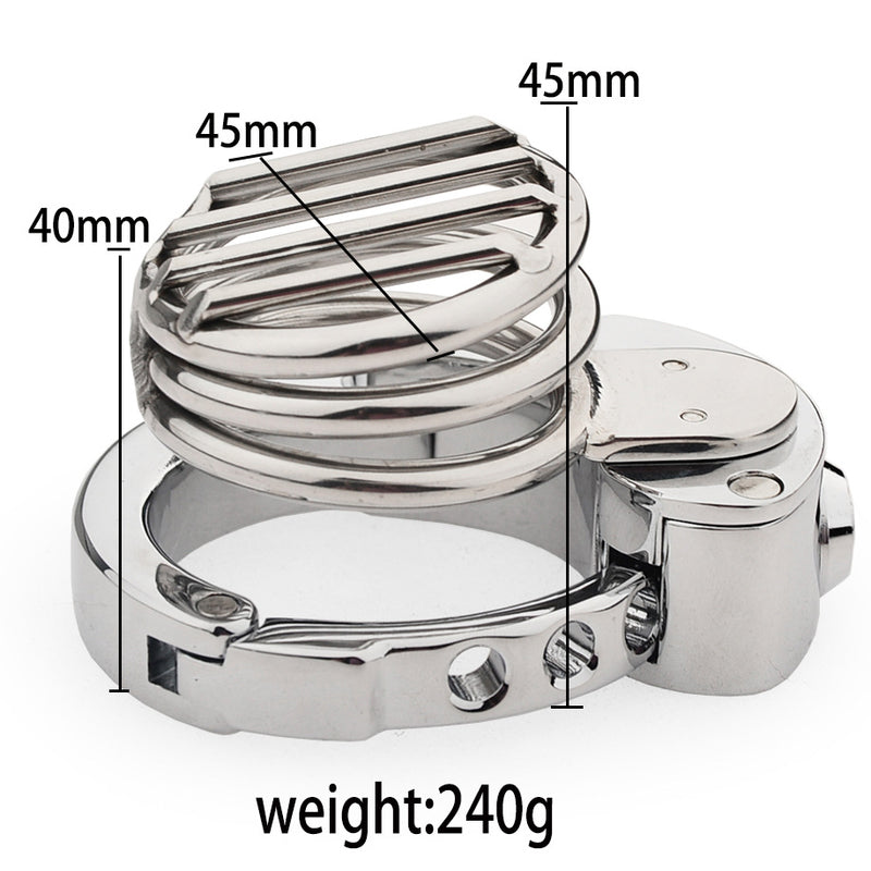 BDStyle Plate Cage Male Chastity Device With Adjustable Ring Male Chastity