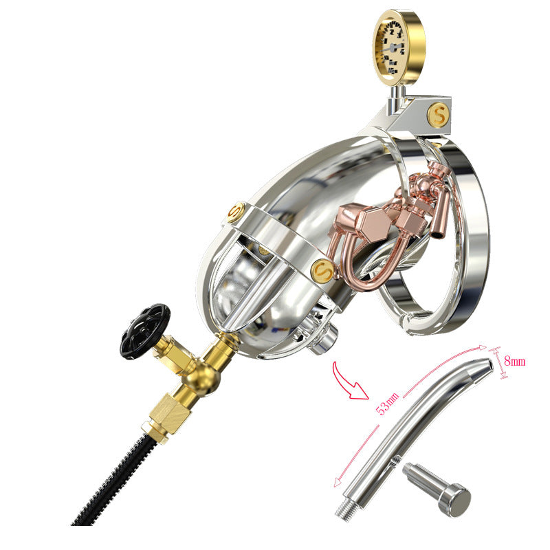 Steampunk Male Cock Cage Medium With Different Ring Size Male Chastity