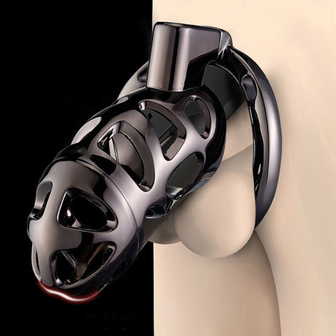 BDStyle Male Chastity Cage Locked with 3 Active Sizes Rings - Male Chastity