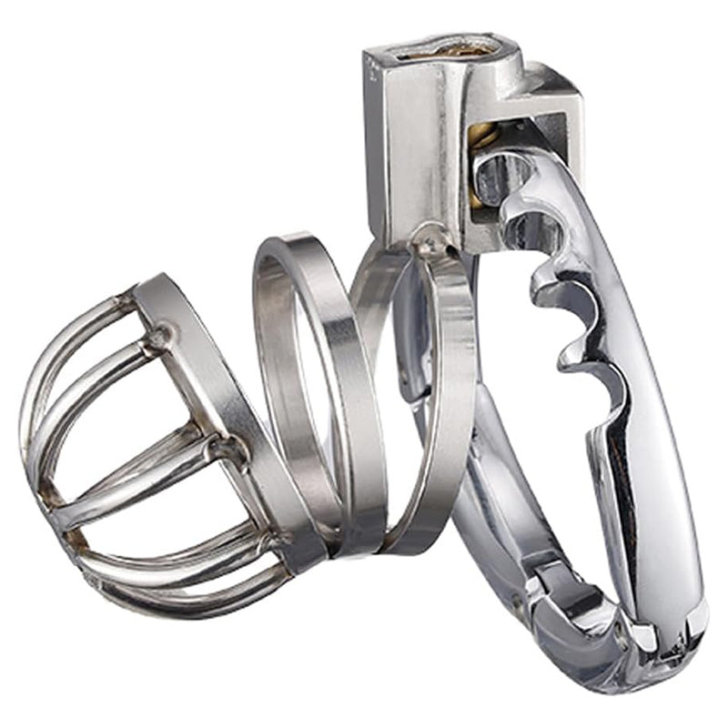 BDStyle Stainless Steel Adjustable Male Chastity Cock Cage Male Chastity