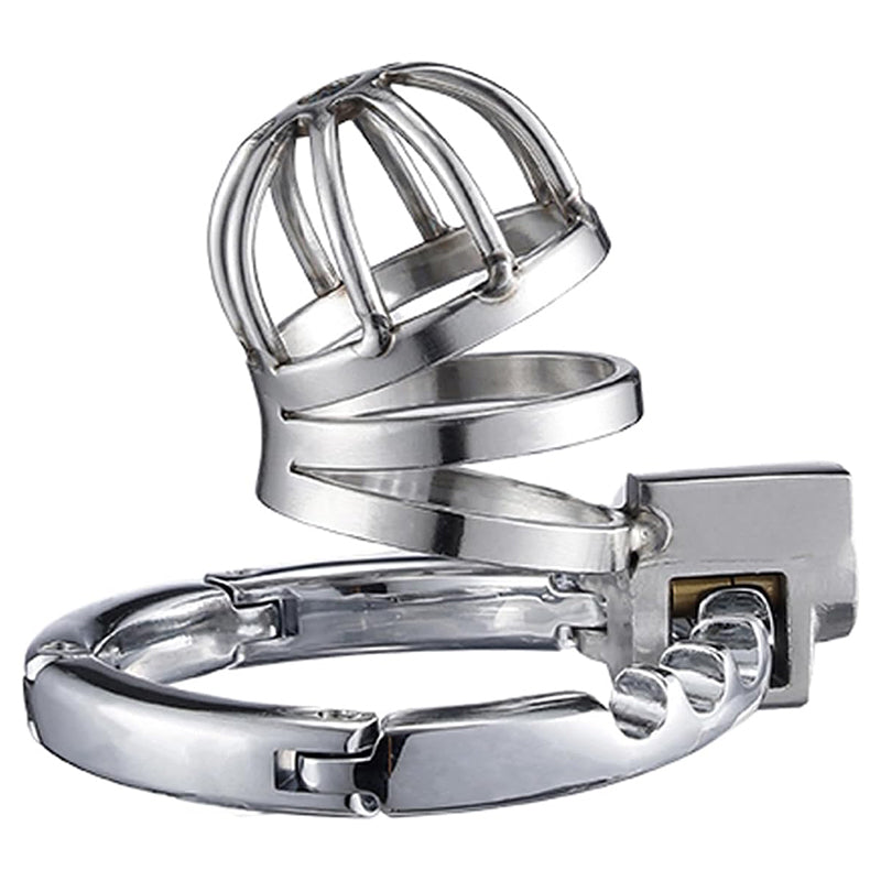 BDStyle Stainless Steel Adjustable Male Chastity Cock Cage Male Chastity