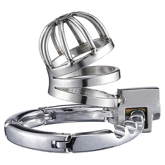 BDStyle Stainless Steel Adjustable Mens Chastity Cage - Male Chastity