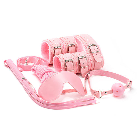 Plush SM 7 Pieces Bondage Kit by BDStyle