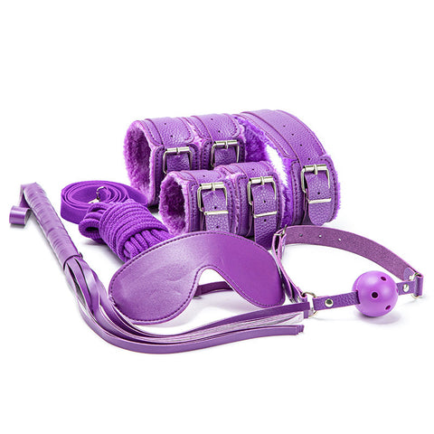 Plush SM 7 Pieces Bondage Kit by BDStyle