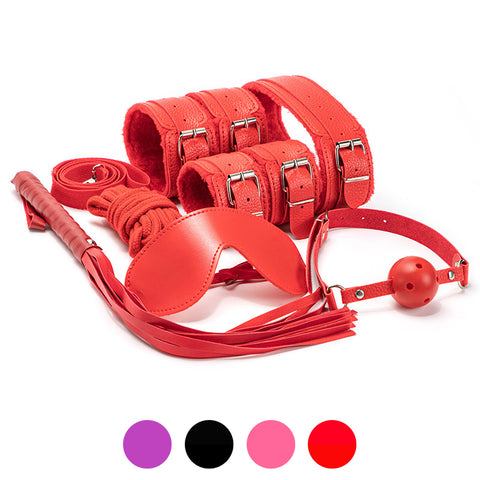 Plush SM 7 Pieces Bondage Kit by BDStyle