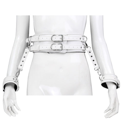 Waist Harness and Handcuffs - Cuffs and Restraints