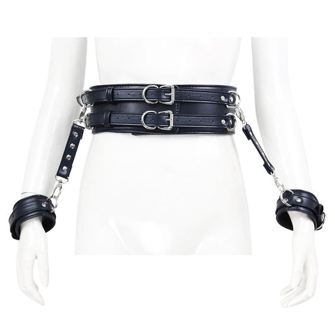 Waist Harness and Handcuffs - Cuffs and Restraints