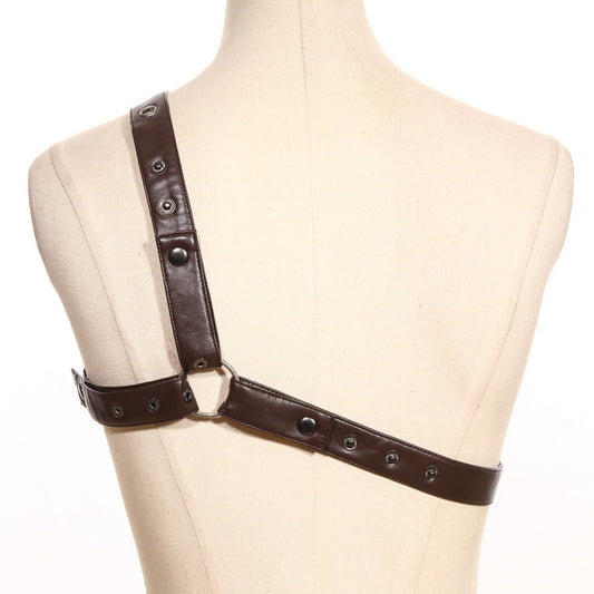 BDStyle Waist Belt Bondage Chest Harness Strap Cuffs And Restraints