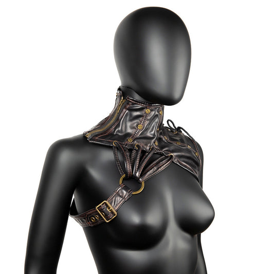 BDStyle Gothic Shrug Rustic Shoulder Wrap Choker Cape Cuffs And Restraints