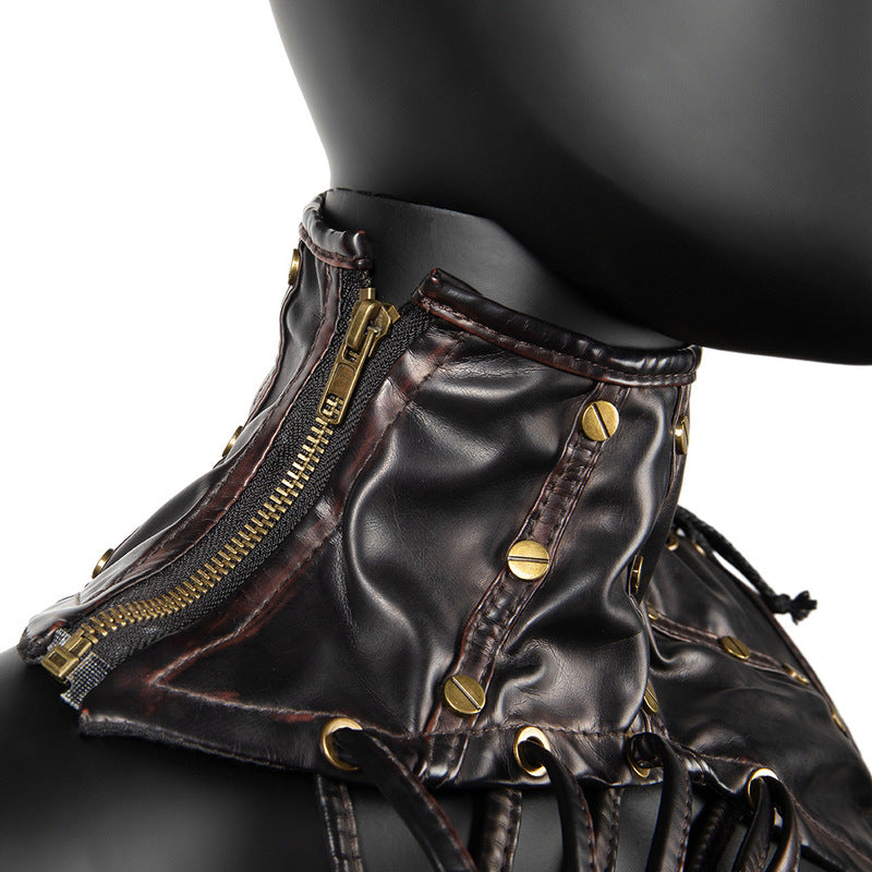 BDStyle Gothic Shrug Rustic Shoulder Wrap Choker Cape Cuffs And Restraints