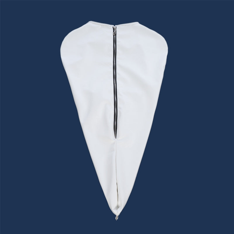 BDStyle Half-body Armbinder Straight Jacket for Female White Her Fetish