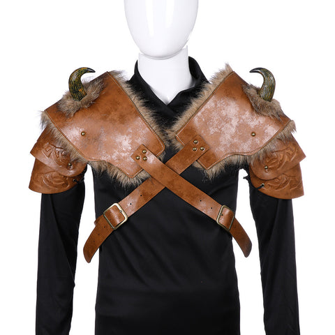 BDStyle Mens Horned Shoulder Armor Fetish Wear - Cuffs And Restraints