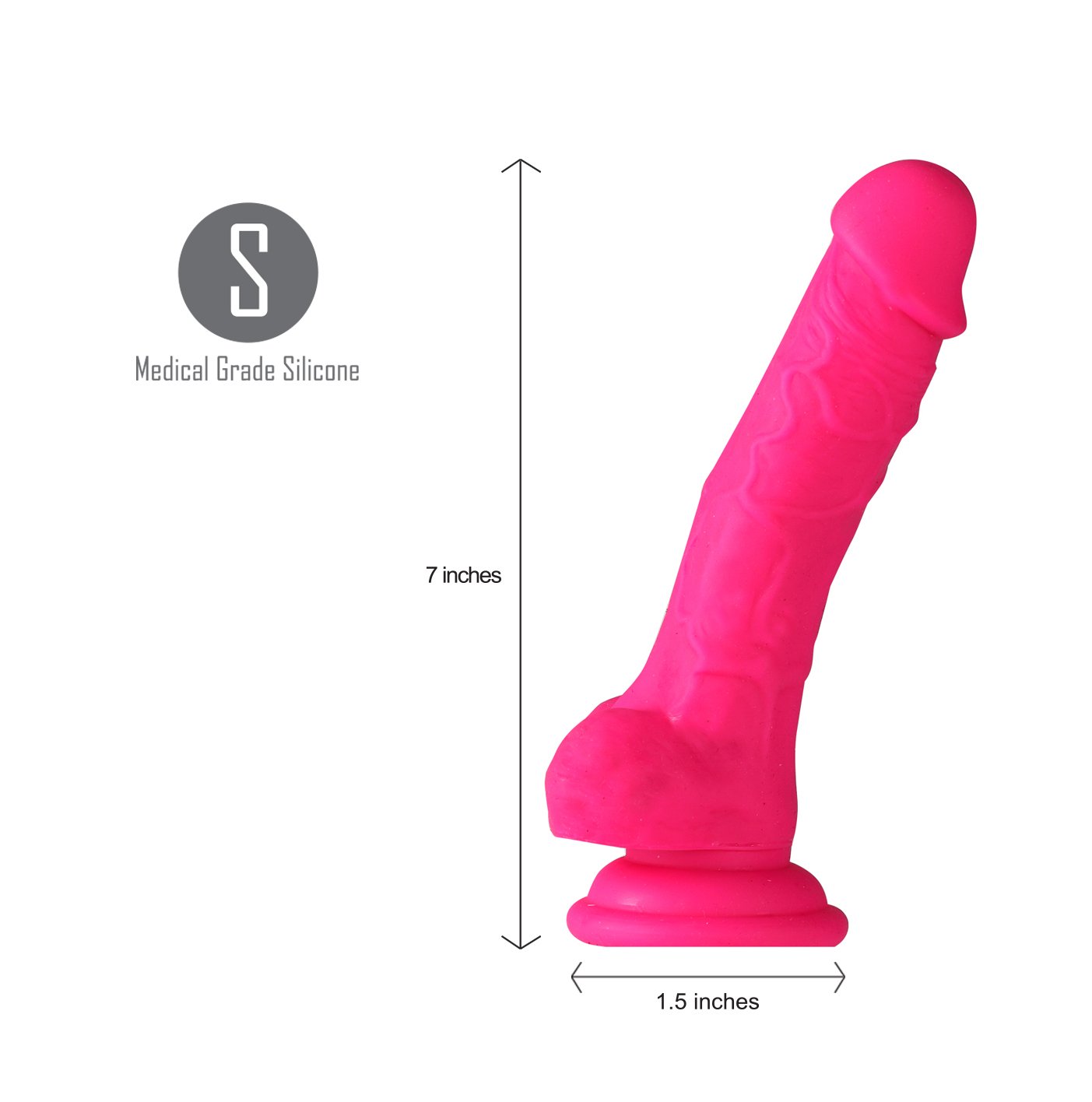 Maia Billee Realistic Silicone Dong Pink 20.3cm Realistic Dildos