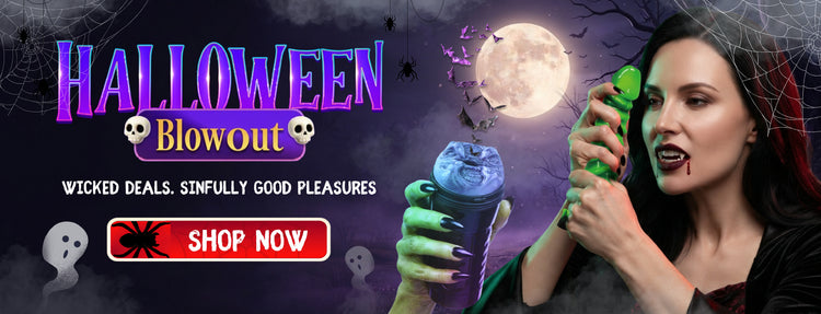 Halloween Blowout Sale - Main banner - Wicked Deals , Sinfully Good pleasure 