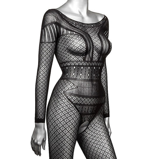 Scandal Full Length Lace Body Suit by California Exotics - Hosiery