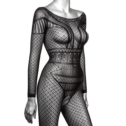 Scandal Full Length Lace Body Suit by California Exotics - Hosiery
