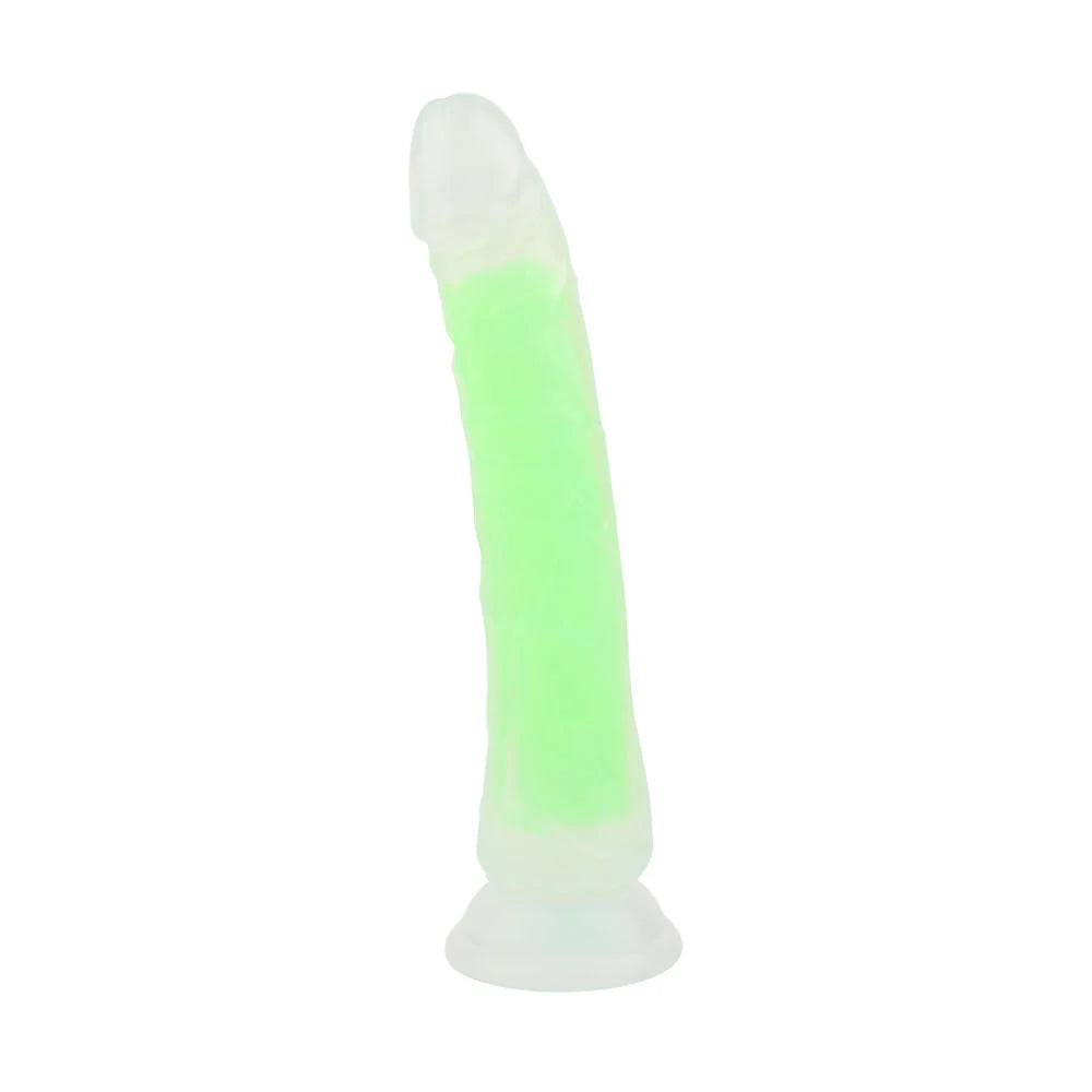 Neon Stevie 8.4 Inches Suction Realistic Silicone Dildo Plus Free Clean Vibe Realistic Dildos