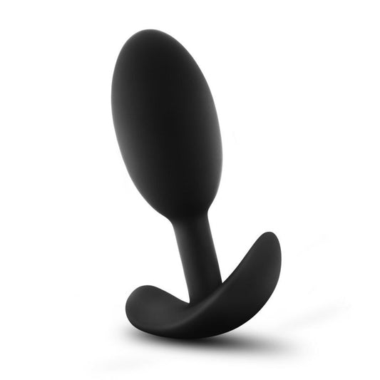 Anal Adventures Platinum Silicone Vibra Plug - Butt Plugs