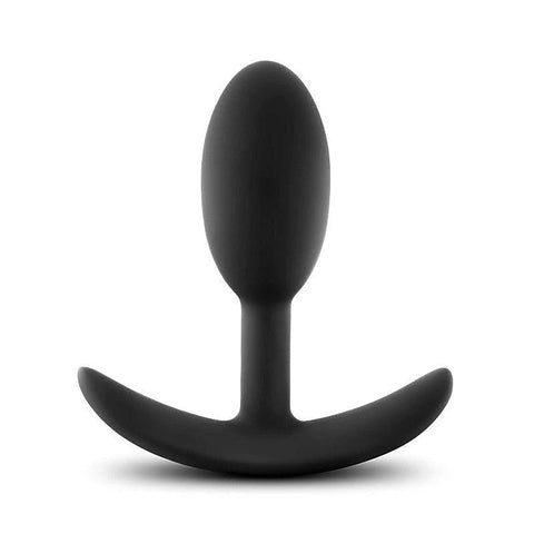 Anal Adventures Platinum Vibra Slim Plug by Blush Novelties - Butt Plugs