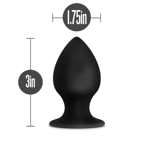 Anal Adventures Platinum Silicone Anal Stout Plug - Butt Plugs