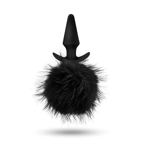 Anal Adventures Platinum Rabbit Tail Plug - Tapered Bliss - Butt Plugs