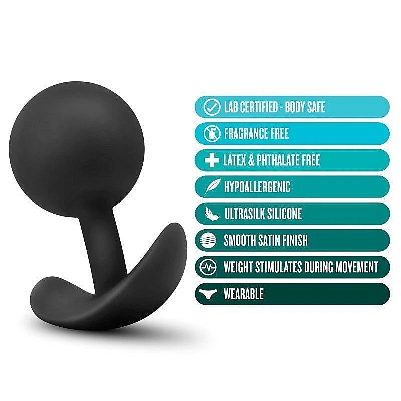Anal Adventures Platinum Vibra Plug by Blush Novelties - Butt Plugs