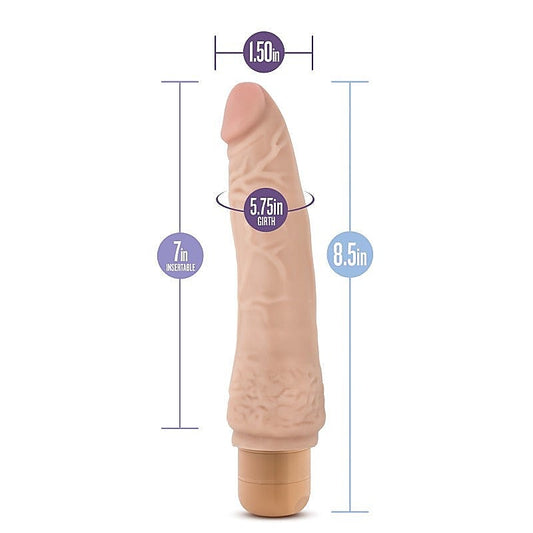 Dr. Skin Vibe 7 - Waterproof Vibrating Dildo for Intense Pleasure - Vibrating Dildos