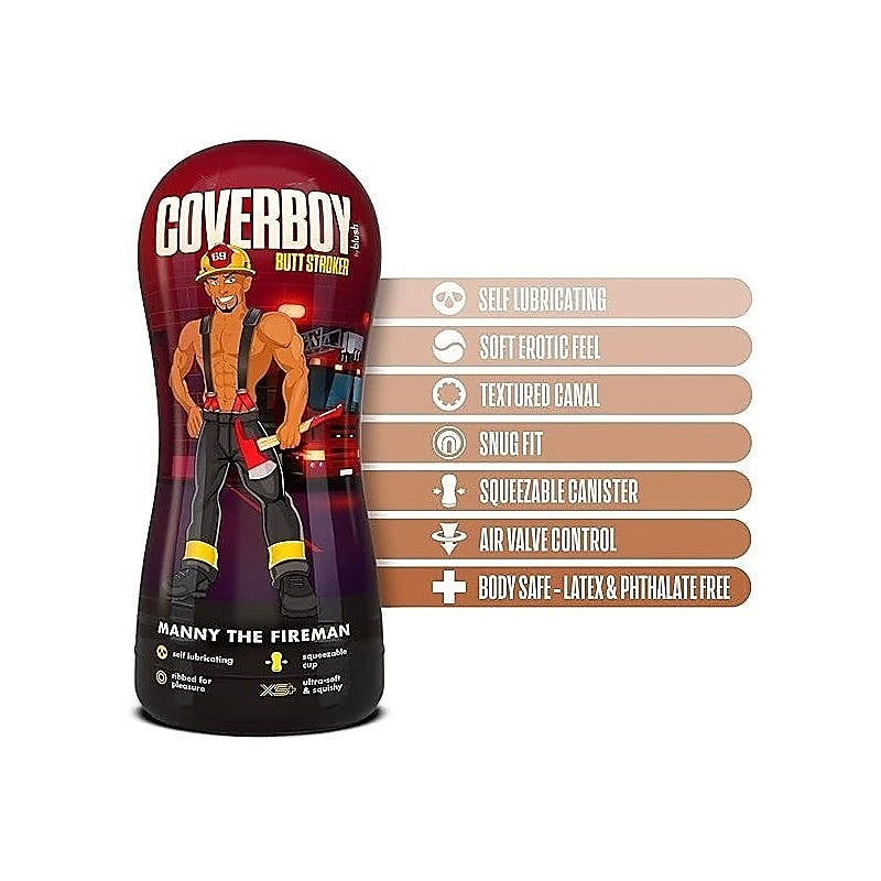 Manny The Fireman - Self-Lubricating Pleasure Toy for Sizzling Nights - Masturbators and Strokers