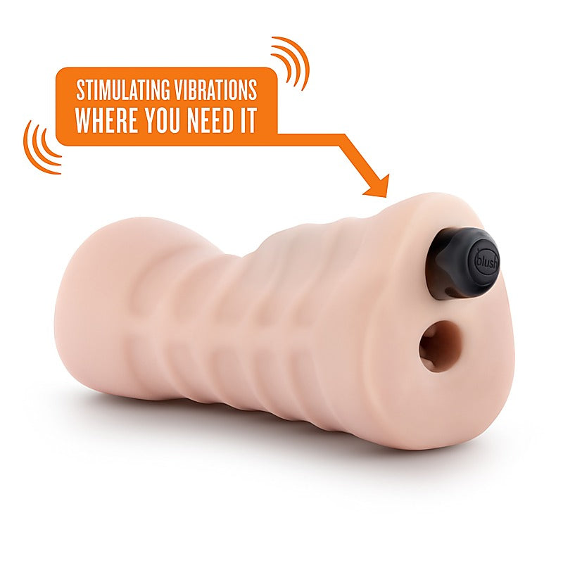 M for Men Ashley Vanilla Masturbator by Blush Novelties - Masturbators and Strokers