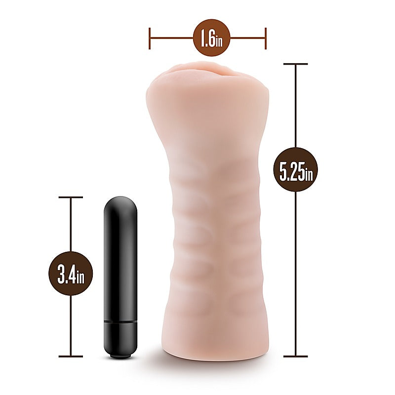 M for Men Ashley Vanilla Masturbator by Blush Novelties - Masturbators and Strokers