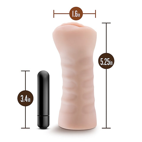 M for Men Ashley Vanilla Masturbator by Blush Novelties - Masturbators and Strokers