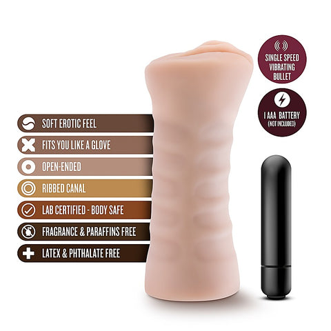 M for Men Rain Vanilla Masturbator by Blush Novelties - Masturbators and Strokers