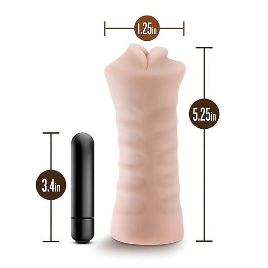 M For Men Skye - Flesh- Hilarious Mouth-Shaped Masturbator - Masturbators and Strokers