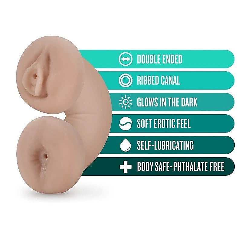 Indulge in Pleasurable Sensations with M For Men Double Trouble Stroker - Masturbators and Strokers